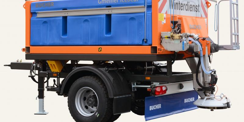 Unit mounted on trailer chassis