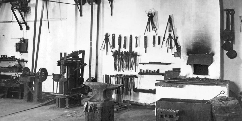The premises where J. Hvidtved Larsen started.