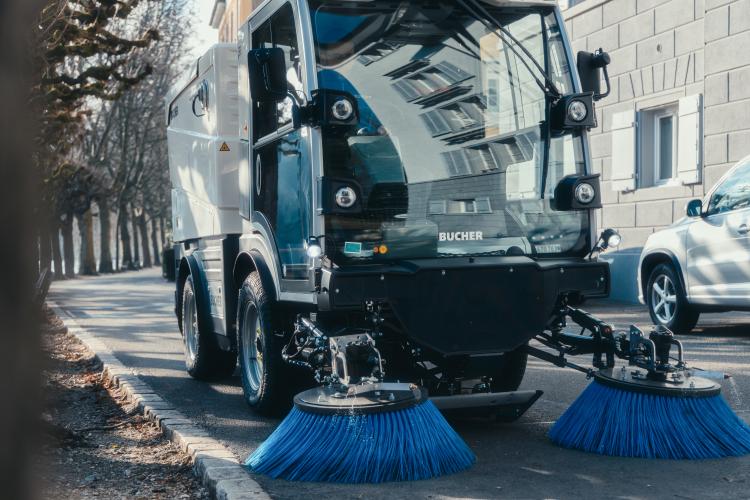 Bucher CityCat V20 & VS20 pushed sweep gear Bucher CityCat V20 & VS20 pushed sweep gear