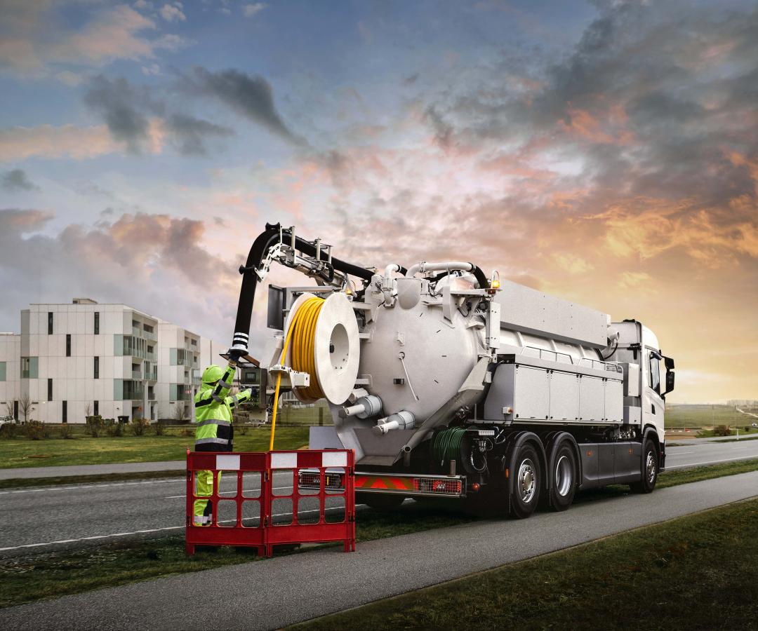 FlexLine® 310 Combination sewer cleaning unit DK